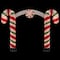 7ft. Lighted Double Candy Cane Archway Outdoor Christmas Decoration